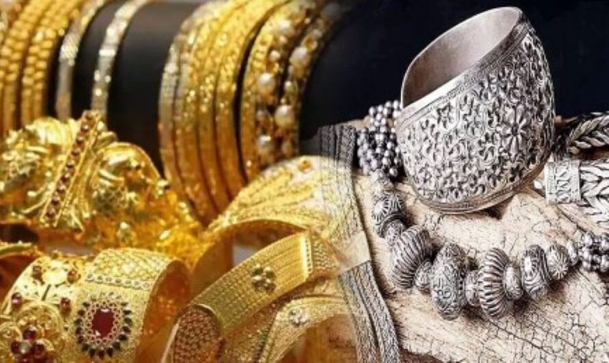 Today Gold and silver rate : బంగారంతో పోటీ పడి పెరుగుతున్న వెండి