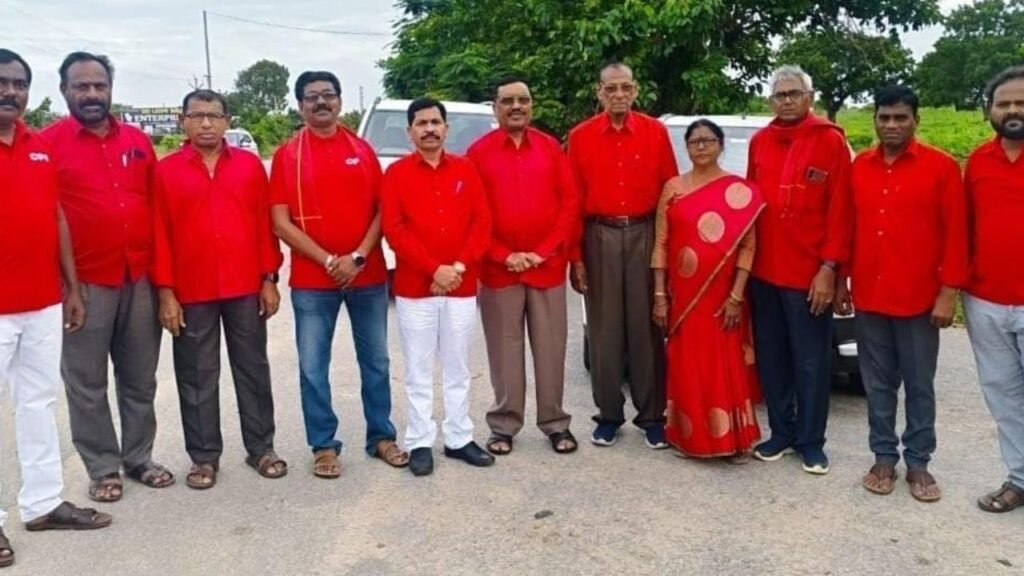 CPI  : రాష్ట్ర మహాసభలకు తరలి వెళ్లిన సీపీఐ నాయకులు