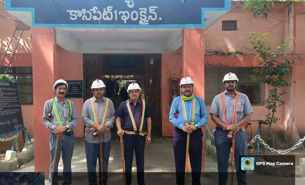 Singareni  : కాసిపేట-1 గనిలో నూతన పని స్థలాలను పరిశీలించిన సేఫ్టీ జి ఎమ్