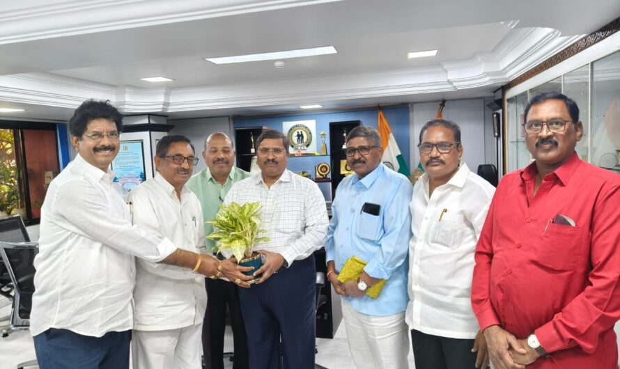 Singareni : సింగరేణి సి & ఎండీ ని కలిసిన గుర్తింపు సంఘం