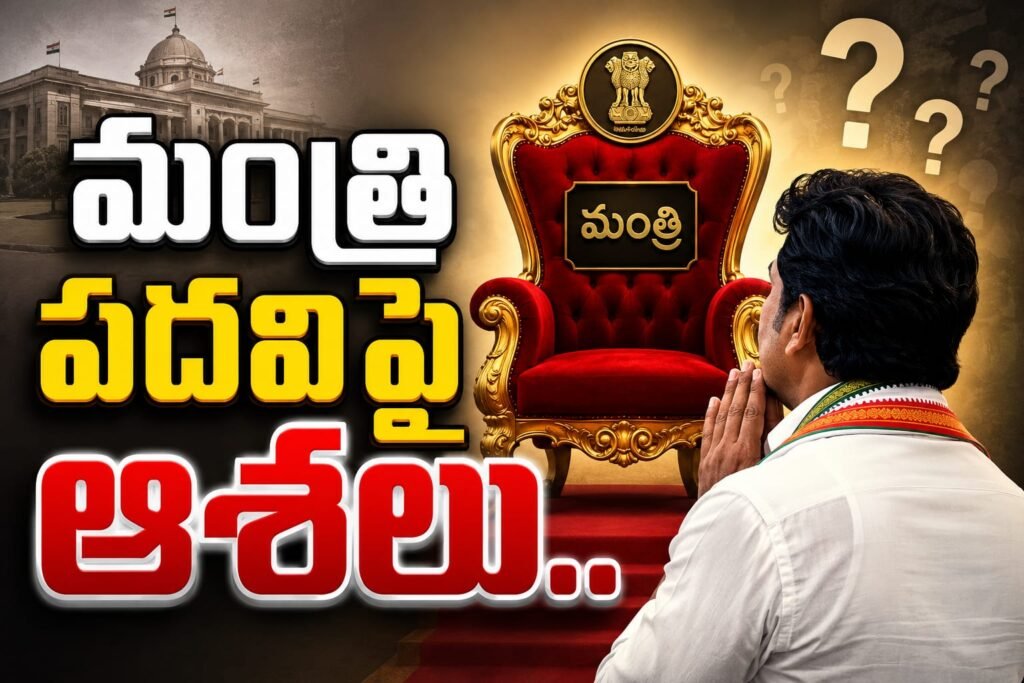 మంత్రి పదవిపై ఆశలు ….