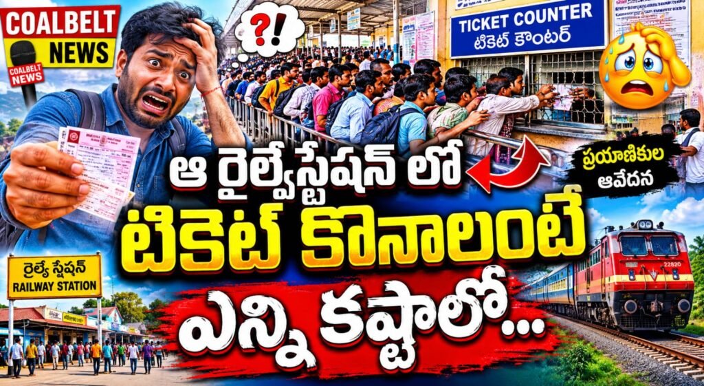 ఆ రైల్వే స్టేషన్ లో  ఎన్ని కష్టాలో ….