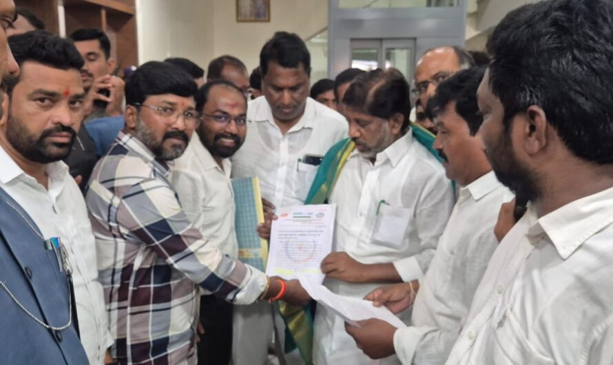 డిప్యూటీ సీఎం ను కలిసిన NHM JAC నాయకులు