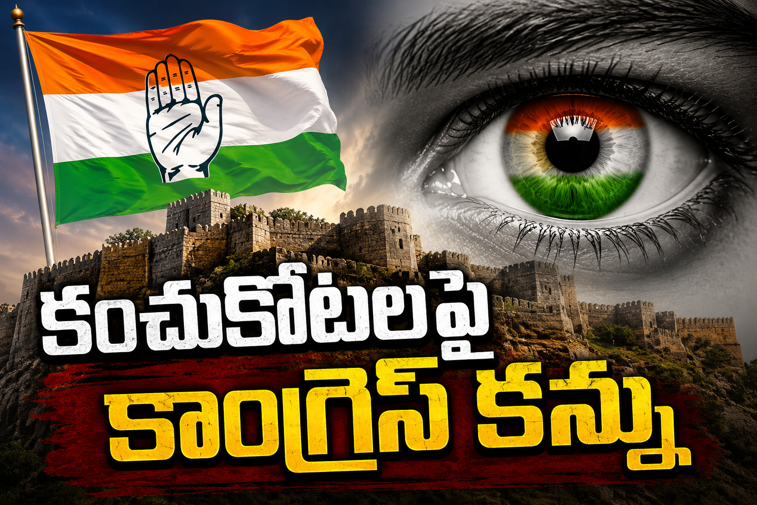కంచుకోటలపై కాంగ్రెస్ కన్ను …