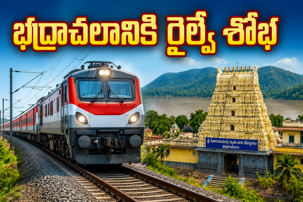భద్రాచలానికి రైల్వే శోభ