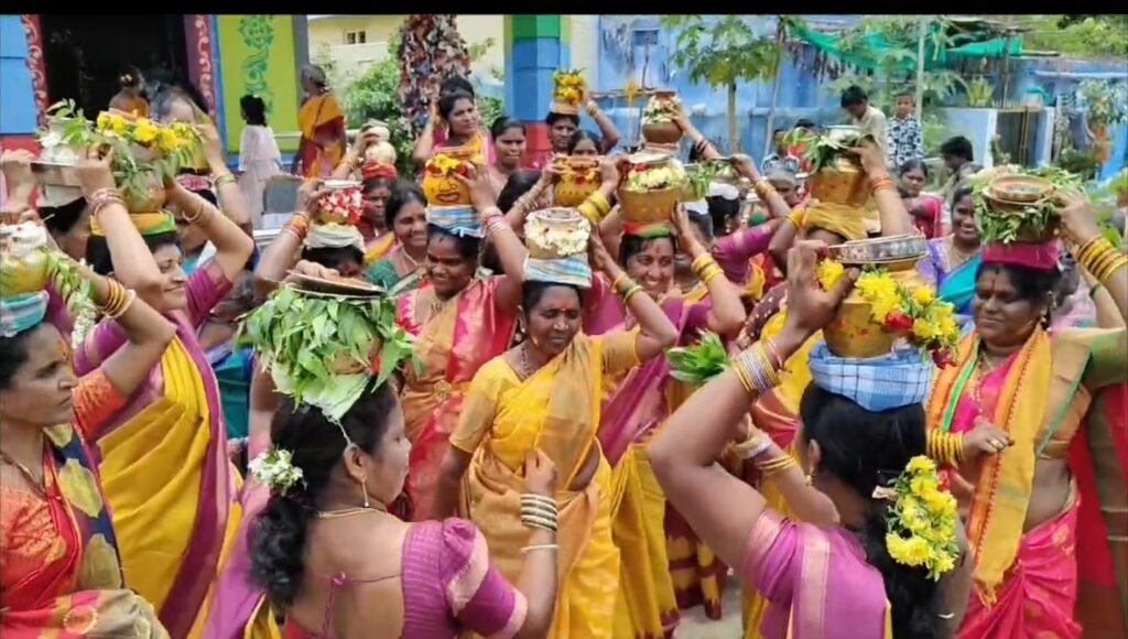 మందమర్రిలో రజక సంఘం ఆధ్వర్యంలో బోనాల ఉత్సవం