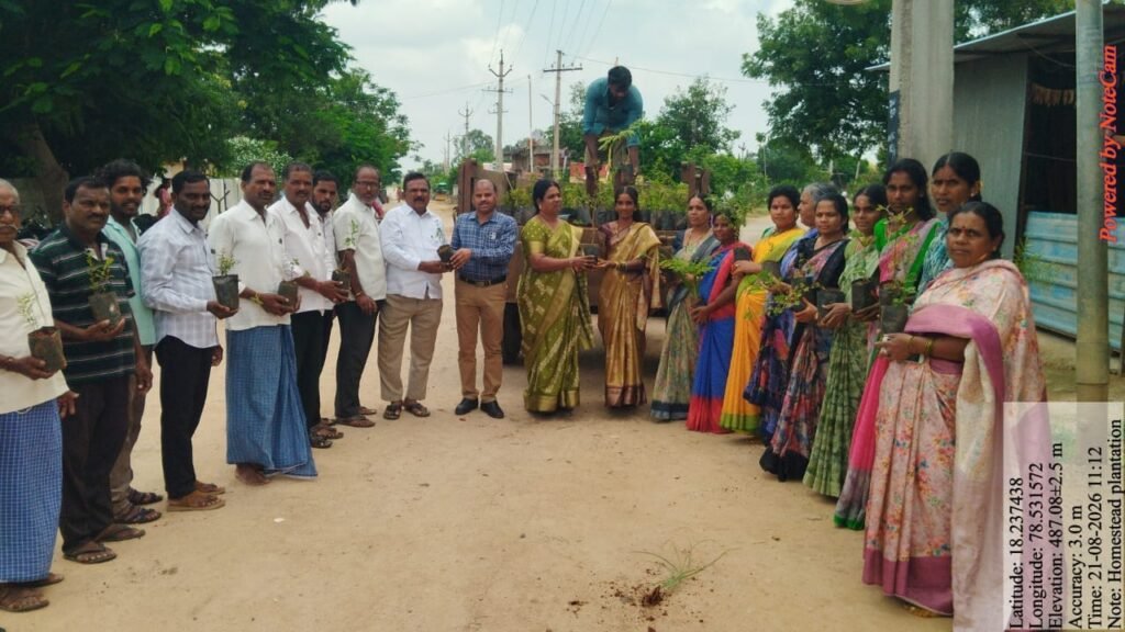 హరితహారంలో భాగంగా మొక్కల పంపిణీ