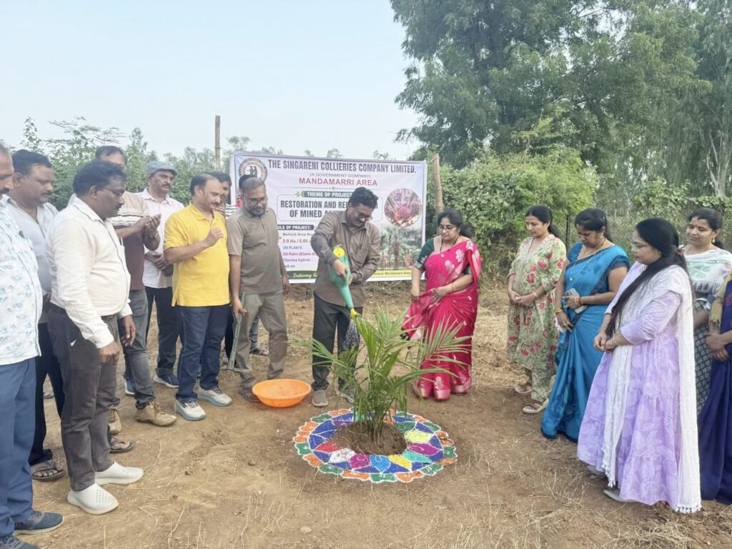 సింగరేణి హరిత ప్రస్థానంలో మరో వినూత్న అడుగు