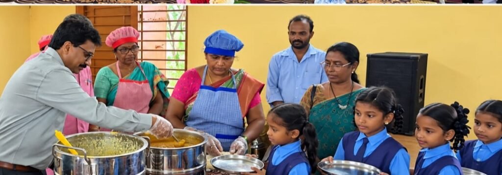 విద్యార్థుల ఆరోగ్యమే లక్ష్యంగా పౌష్టిక అల్పాహారం