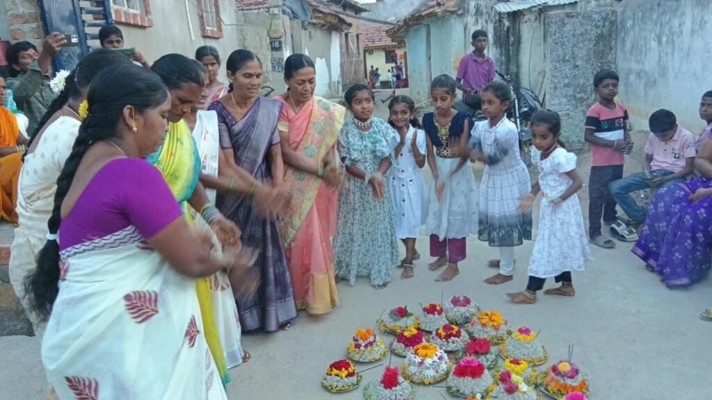 బీబీపేట్ లో అట్ల బతుకమ్మ వేడుక